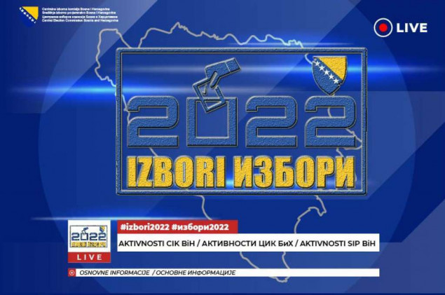 Program TV kanala CIK-a BiH 'Opći izbori 2022' od 07.00 sati 2. oktobra