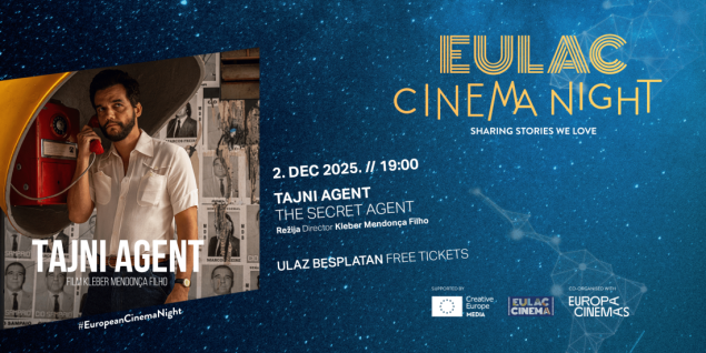 Sutra uz "Noć evropskog filma" besplatna projekcija ostvarenja „Tajni agent"