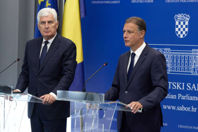 Čović u Zagrebu: Rezolucija o Hrvatima u BiH ima duh Daytona