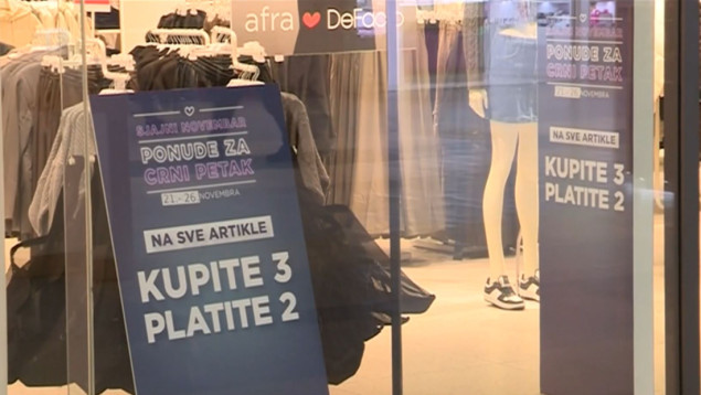 Za neke nema krize: Građani BiH za vrijeme crnog petka potrošili oko 350 miliona maraka