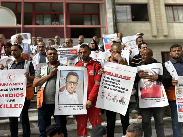 Radnici Crvenog polumjeseca iz Gaze: Čovječanstvo umire kada ginu medicinari