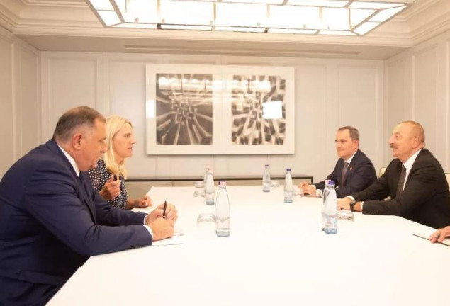Cvijanović i Dodik s Alijevim: Azerbejdžan zainteresiran za projekte u RS-u