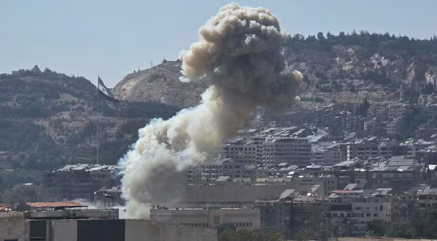 Izrael izveo napade na Generalštab i Predsjedničku palatu u Damasku