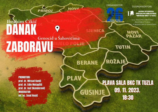 U susret promociji romana Ibrahima Čikića "Danak zaboravu"