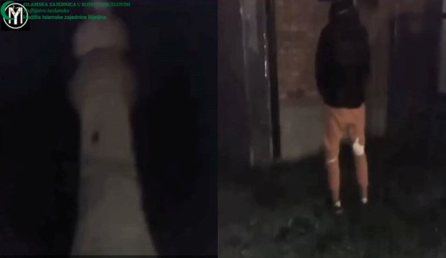 Policija identifikovala osobe koje su urinirale u dvorištu bijeljinske džamije