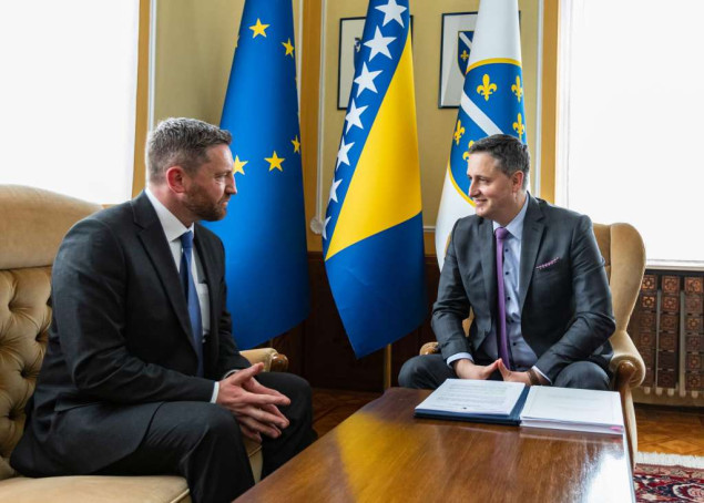 Bećirović - Farrell: Irska će nastaviti podržavati integracijski proces BiH i provedbu reformi