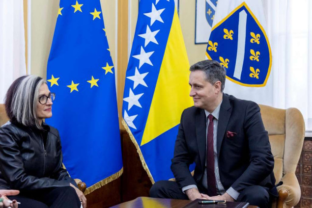 Perinat u susretu sa Bećirovićem: Španija podržava BiH u procesu evropskih integracija