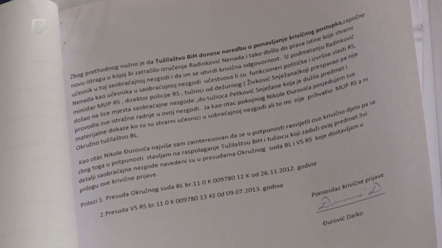 Nenad Radinković saslušan u slučaju Đurović, otac poginulog tvrdi da tužilac nije uradio sve radnje