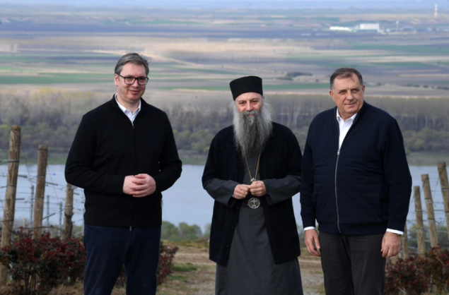 Vučić s Dodikom i Porifirijem: Najavljeno održavanje 'Vaskršnjeg sabora Republike Srbije i Republike Srpske'