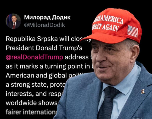 Dodik uoči Trumpovog obraćanja Kongresu: Vrijeme istine i pravednijeg međunarodnog poretka