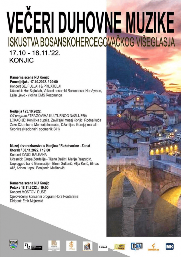 Počinju Večeri duhovne muzike u Konjicu