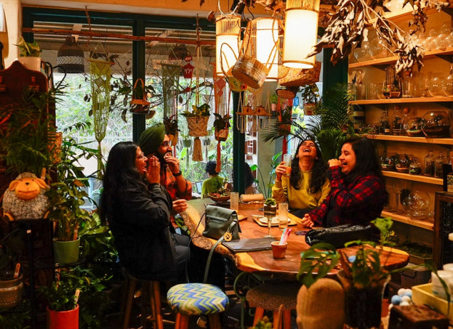 Unutrašnja džungla u Delhiju - Otvoren prvi "kafić s čistim zrakom"