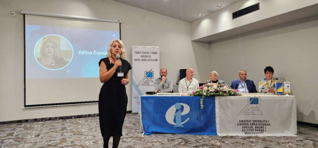 Edina Čomić izabrana za predsjednicu Sindikata srednjeg i visokog obrazovanja BiH