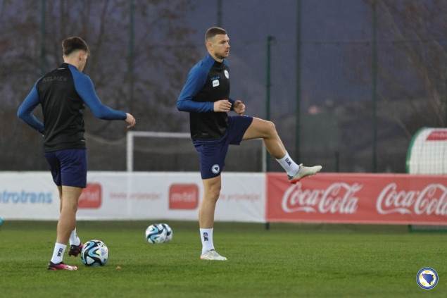 BiH kreće bez kapitena Edina Džeke večeras protiv Islanda