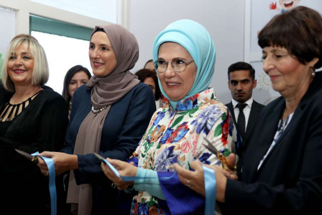 Supruga predsjednika Republike Turske posjetila Centar "Vladimir Nazor" u Sarajevu