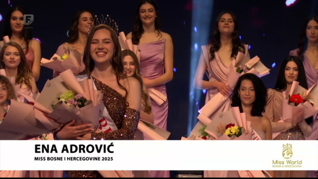 Ena Adrović izabrana za Miss BiH 2025.