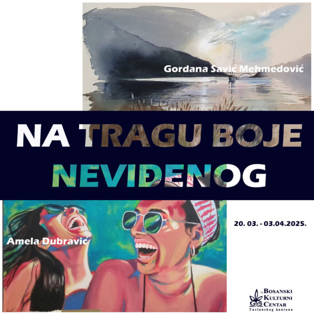 BKC Tuzla: Sutra izložba Gordane Savić Mehmedović i Amele Dubravić