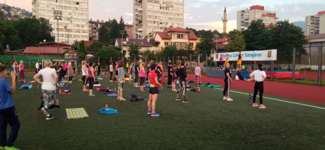 Na Koševu počelo „Fitness ljeto“- Besplatni treninzi za građane