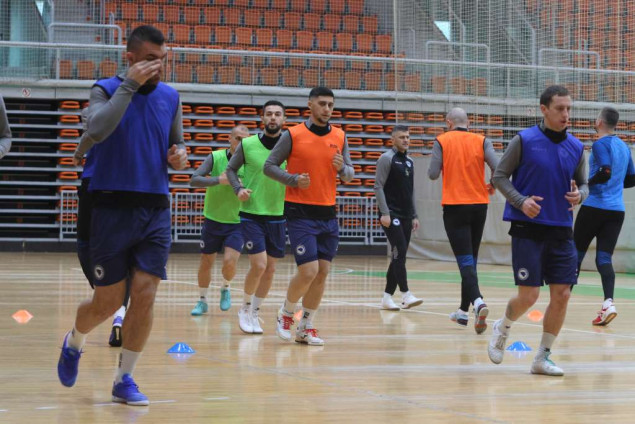 Futsaleri BiH počeli pripreme za odlučujući meč protiv Španije u Zenici