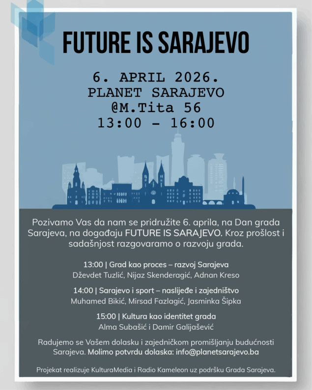 „Futura is Sarajevo“ 6. aprila u „Planet Sarajevo“