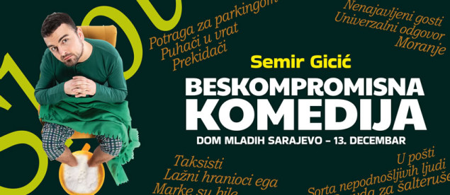 "Beskompromisna komedija" stiže u Sarajevo
