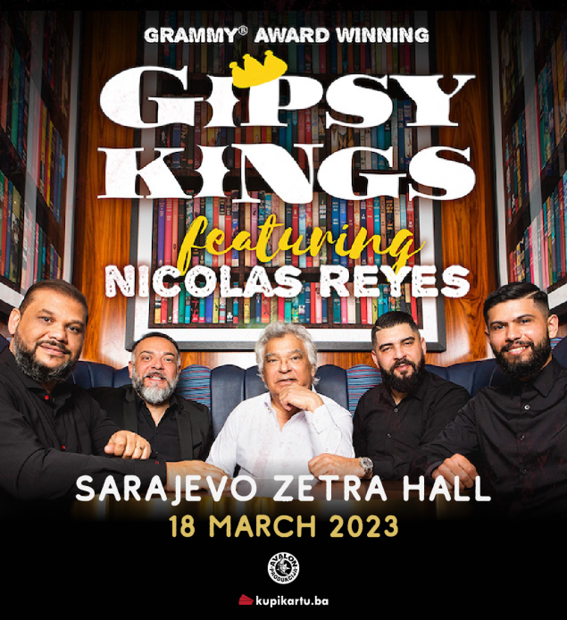 Legendarni The Gipsy Kings sa originalnim pjevačem Nicolas Reyesom prvi put u Sarajevu