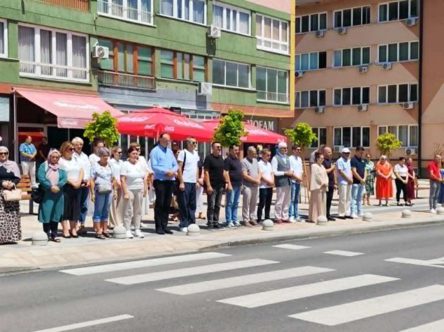 Građani Goražda 'stali za čovječanstvo' i odali počast žrtvama genocida