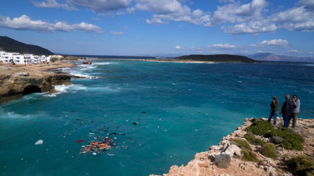 Vjetar ometa potragu za nestalim migrantima u Grčkoj