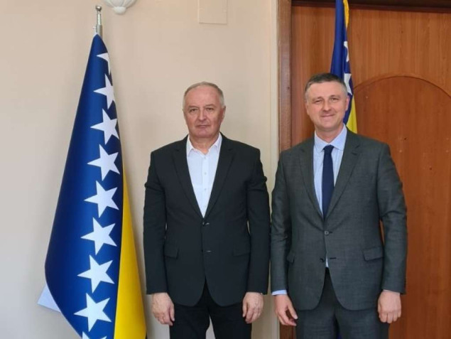 Hajrić i Helez razgovarali o suradnji i projektu biosigurnosti i biozaštite