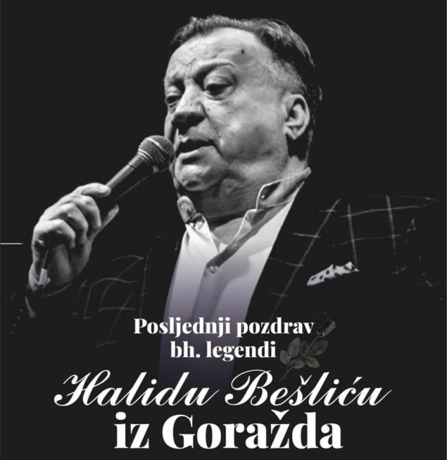 Goražde će se sutra oprostiti od Halida Bešlića