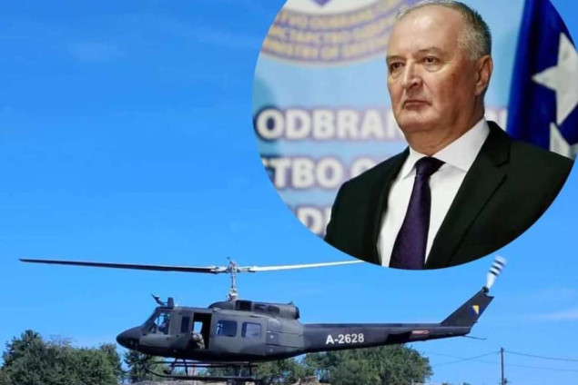 Helikopter OSBiH dejstvovao na požarištu kod Žepča, najavljeni novi preleti