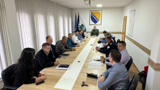 Hitna sjednica Općinskog štaba CZ Kalesija zbog klizišta u četiri mjesne zajednice