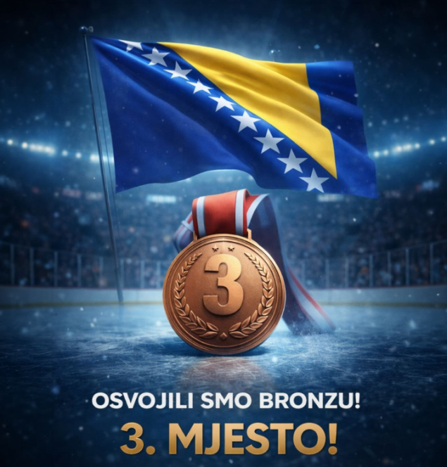 Bh. hokejaši osvojili bronzu na Svjetskom prvenstvu Divizije 3