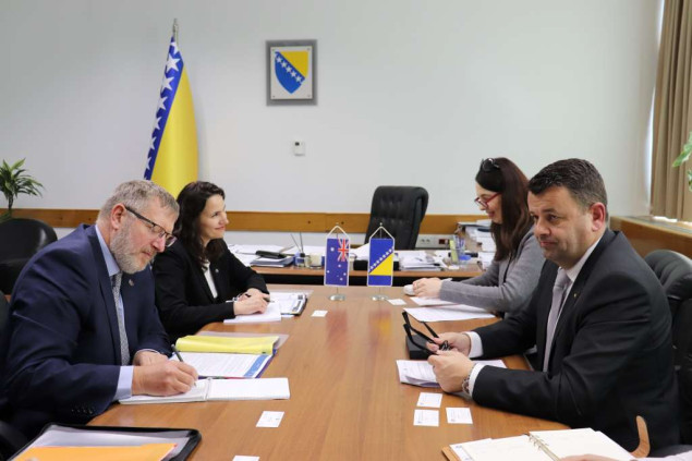 Hurtić razgovarao sa pomoćnikom sekretara u Ministarstvu vanjskih poslova Australije