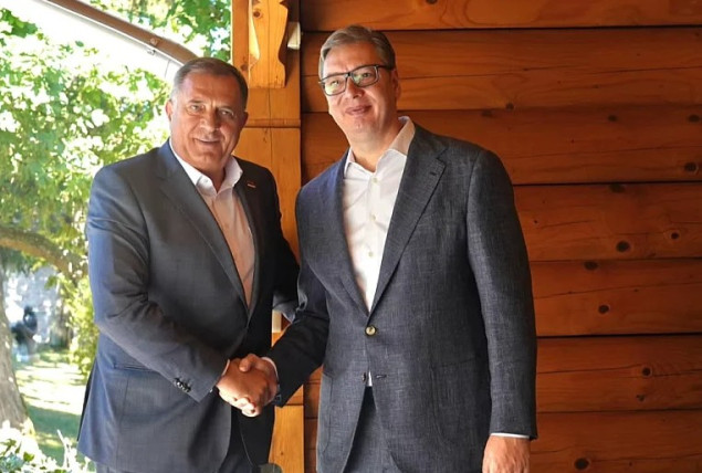 Dodik stigao kod Vučića - u BiH se čeka odluka Apelacionog odjeljenja Suda BiH