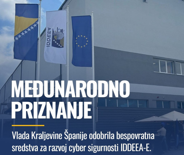 Vlada Španije odobrila 620.070 eura bespovratnih sredstava za razvoj cyber sigurnosti IDDEEA-e