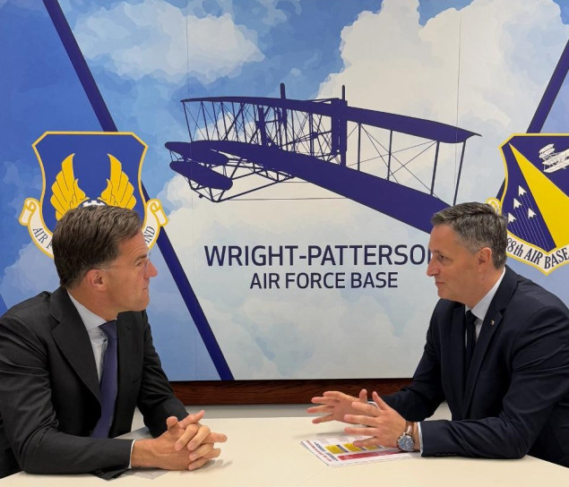 Bećirović s Rutteom: NATO garant mira u BiH