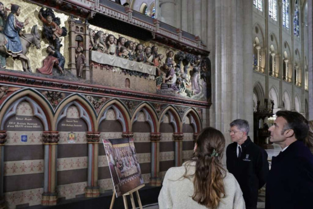 Macron obišao obnovljenu katedralu Notre Dame