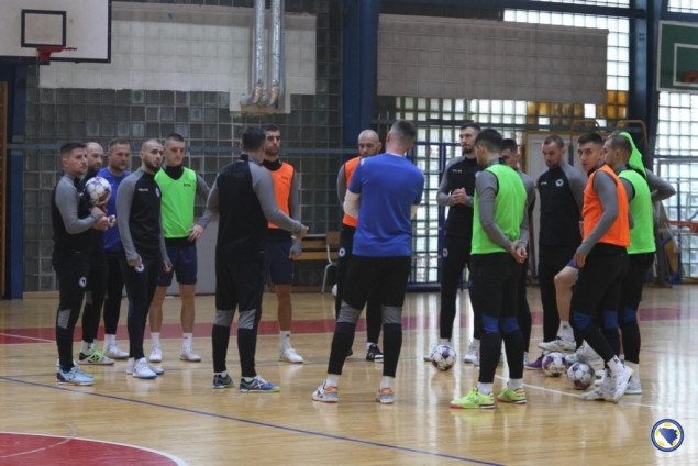 Pripreme za Sjevernu Irsku i Poljsku: Futsal reprezentativci BiH se okupili u Zenici i odradili prvi trening