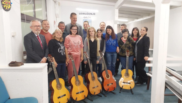 Donacija instrumenata  Udruženju "Oaza" Sarajevo