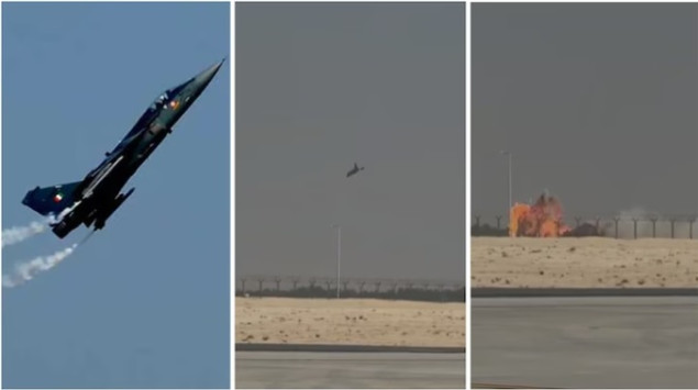 Indijski avion se srušio tokom aeromitinga u Dubaiju