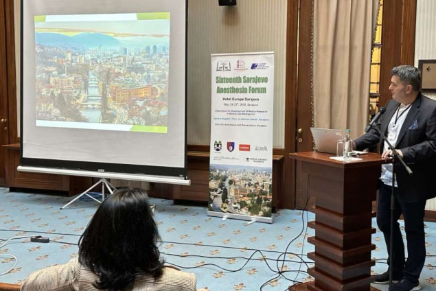 Započeo Sarajevo anestezija forum - Gavrankapetanović održao predavanje o ratnoj hirurgiji