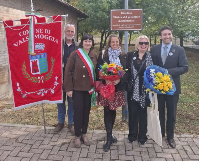 U italijanskoj Valsamoggiji otvoren park 'Žrtve genocida u Srebrenici'