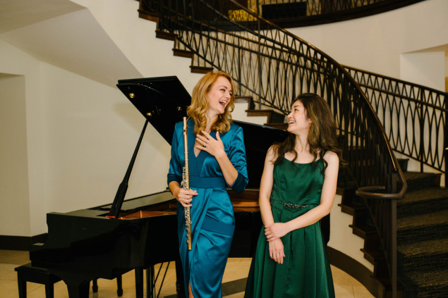 Duo Ugrčić-Hayami nastupa na Muzičkoj akademiji UNSA