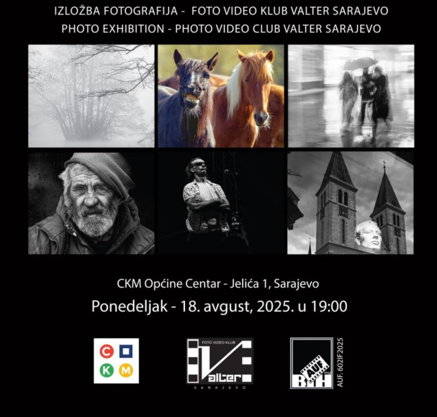 Otvorenje izložbe fotografija Foto-video kluba ‘Valter’ Sarajevo u Centru kulture i mladih