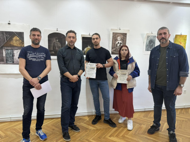Foto galerija Jelićeva: Izložba mladih grafičara „Studentski dani 2024“