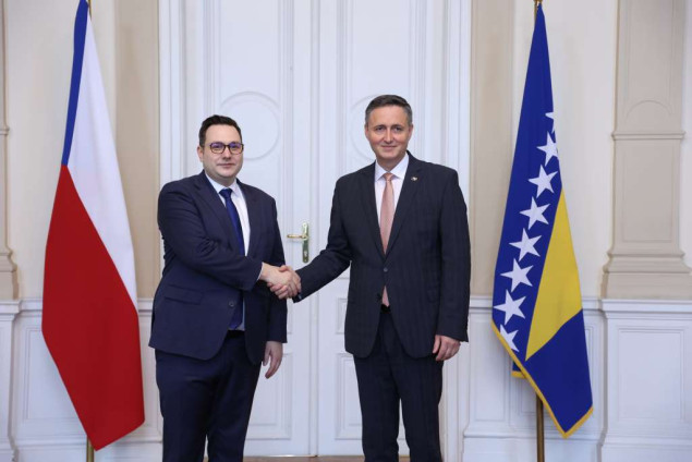 Bećirović i Lipavski: Pozitivan trend razvoja bilateralne saradnje BiH i Češke, naročito na ekonomskom planu