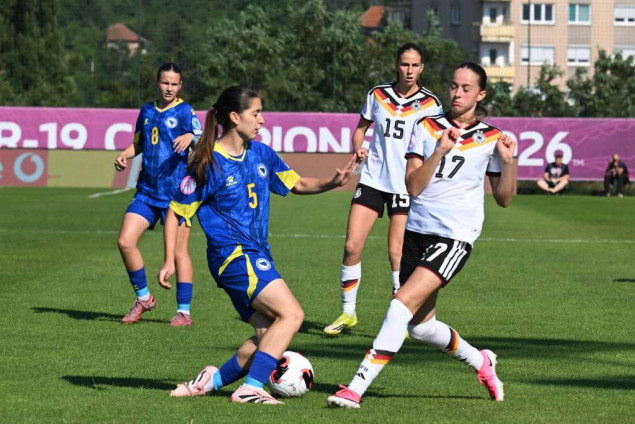 Juniorke BiH na otvaranju EP-a U19 poražene od Njemačke sa 0:5 (0:1) u Zenici