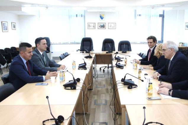 Kajganić se sastao sa šefom Misije OSCE-a u BiH
