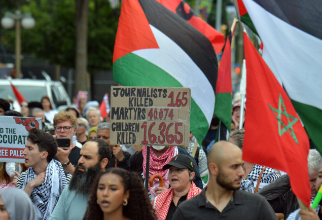Stotine građana u Kanadi na skupu podrške Palestini: Zaustavite genocid u Gazi